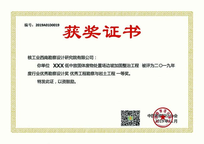 ×××低中放固体废物处置...